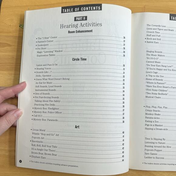 Scholastic Preschool Curriculum 5 Senses Hearing by Pamela Haussner Harvey 1999 - Picture 7 of 15